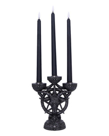 Baphomet's Strahlender Kerzenleuchter mit LED Kerzen 46cm