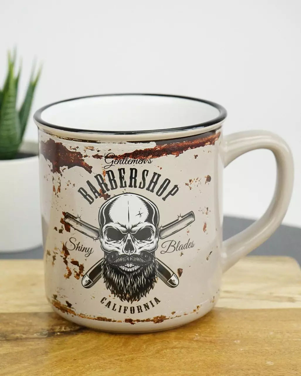 Barber Skull Totenschädel Tasse