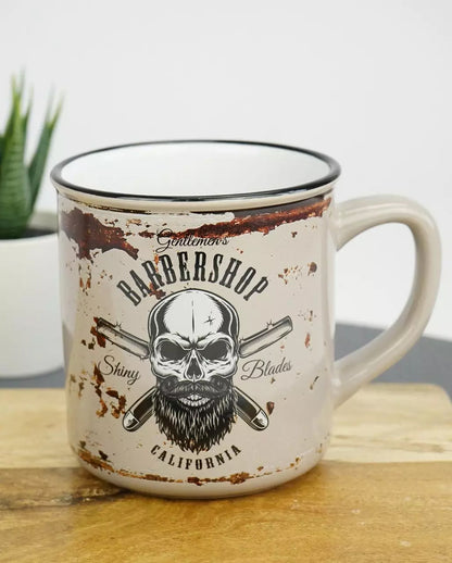 Barber Skull Totenschädel Tasse