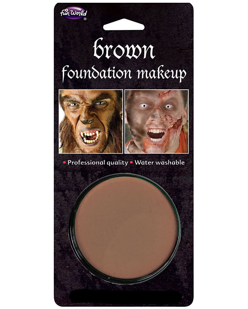 Karneval Basic Make-up braun