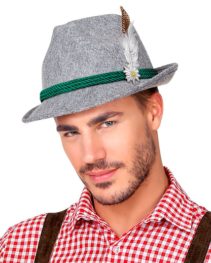 Bayerischer Trachtenhut mit Feder