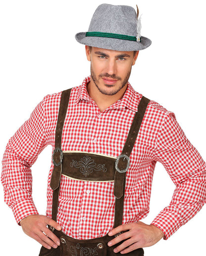 Bayerischer Trachtenhut mit Feder