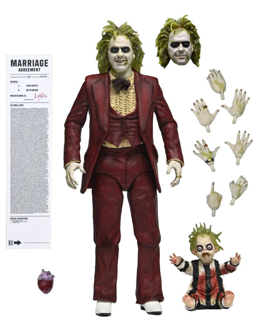 Beetlejuice Ultimate Wedding Tuxedo Actionfigur 18cm