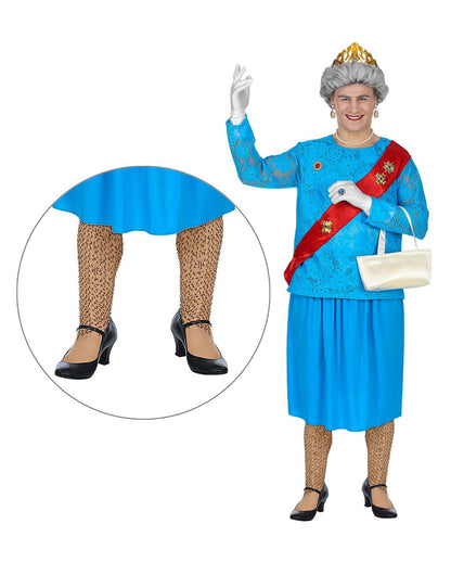 Scherz-Strumpfhose "Behaarte Beine"