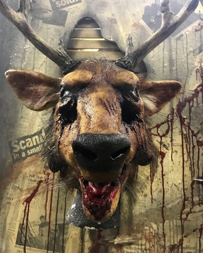 Hairy Bloody Deer Hunter Mask