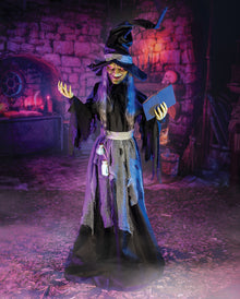 Belladonna die Shadowbrew Hexe Halloween Animatronic 198cm