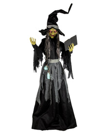 Belladonna die Shadowbrew Hexe Halloween Animatronic 198cm