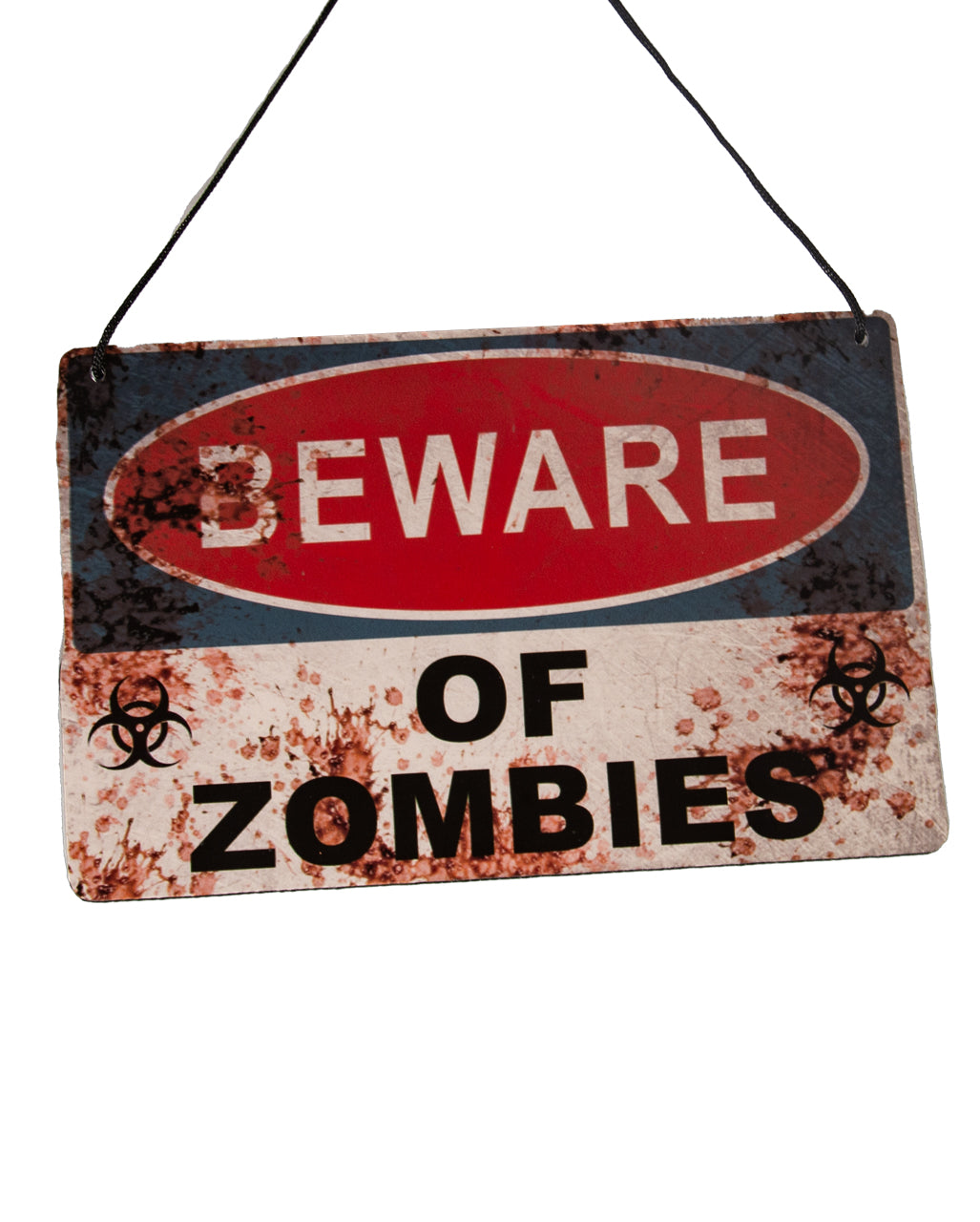 "Beware of Zombies" Hinweisschild 29cm