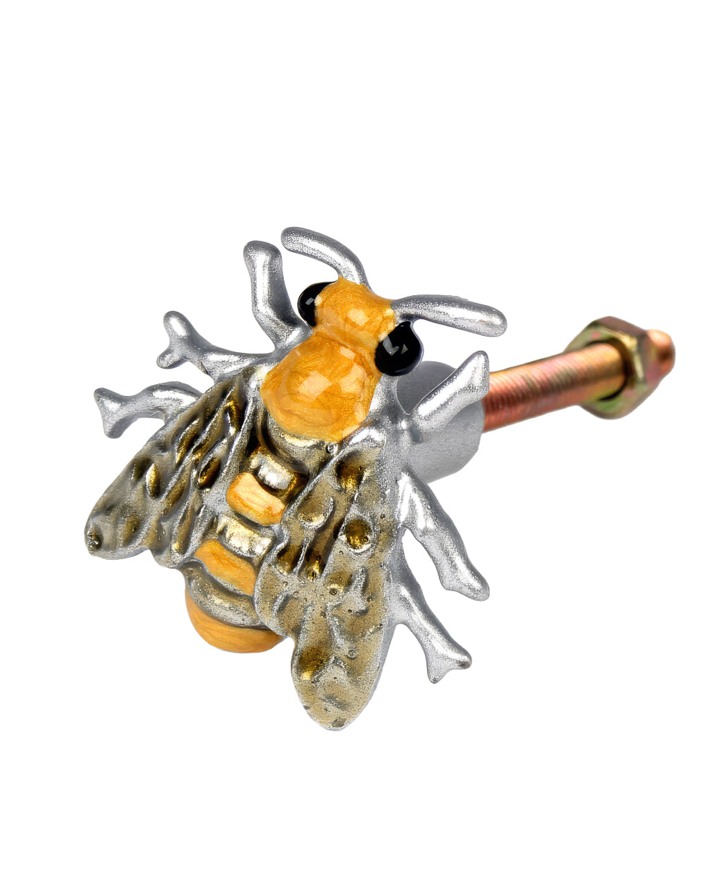 Bienen Tür- & Schubladengriff Silber-Gold