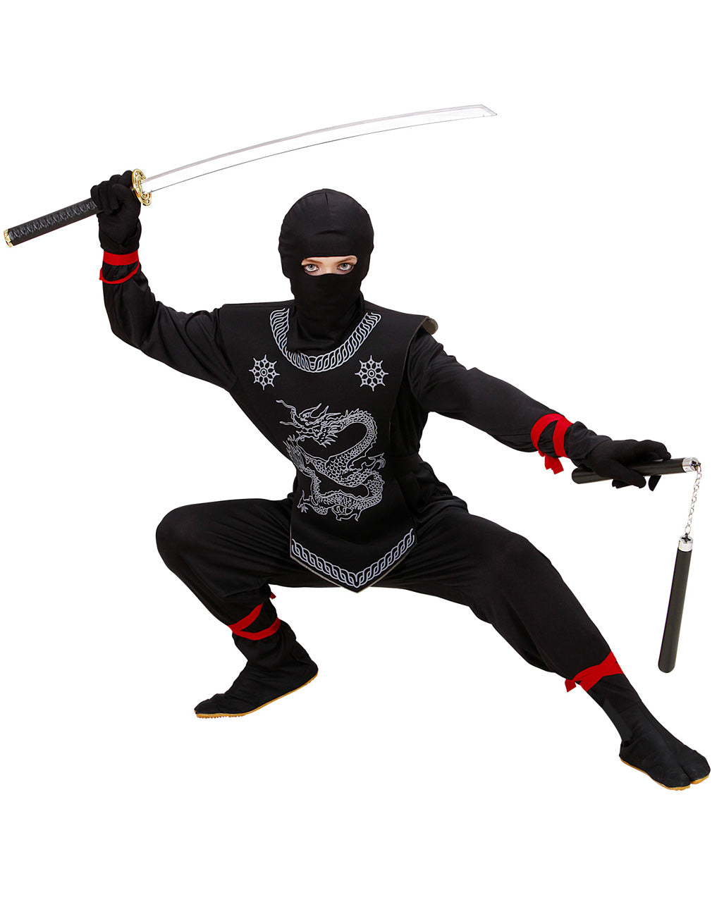 Black Dragon Ninja Kinderkostüm