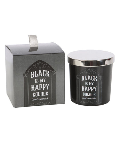 "Black is My Happy Colour" Opium Duftkerze