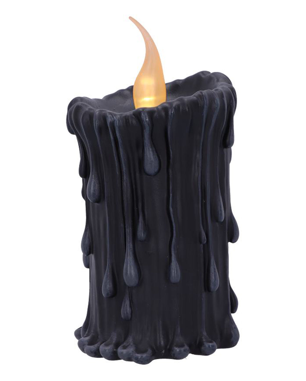 Schwarze Magie LED Kerze 19cm