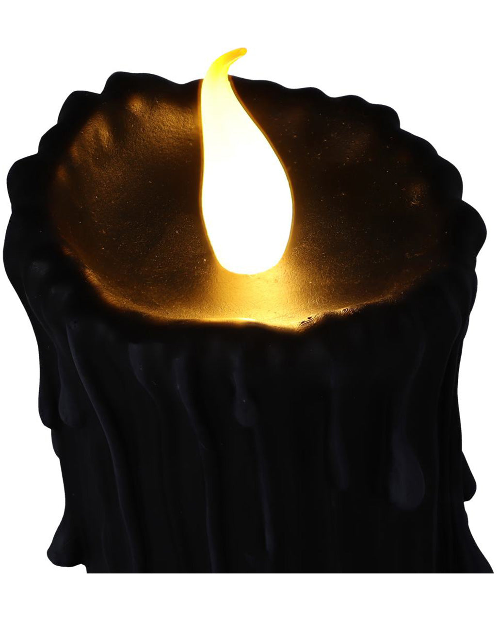 Schwarze Magie LED Kerze 19cm