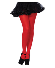 Nylon Strumpfhose Blickdicht Rot