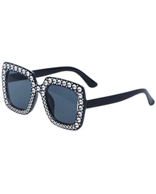 Disco Brille mit Strasssteinchen