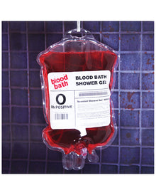 Blut Duschgel im Transfusionsbeutel