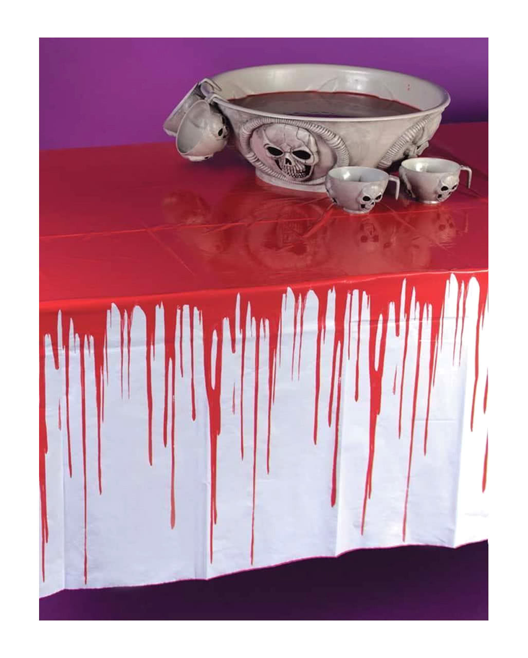 Blutige Halloween Tischdecke