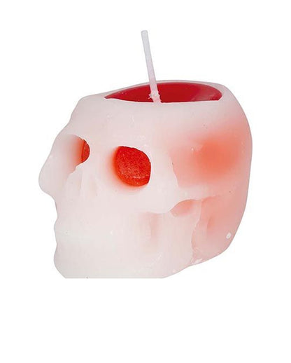 Blutende Totenkopf Kerze 6 cm
