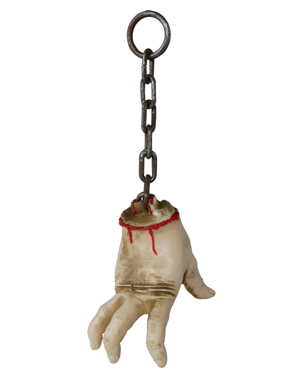 Bloody Severed Hand With A Rusty Chain, 40 Cm