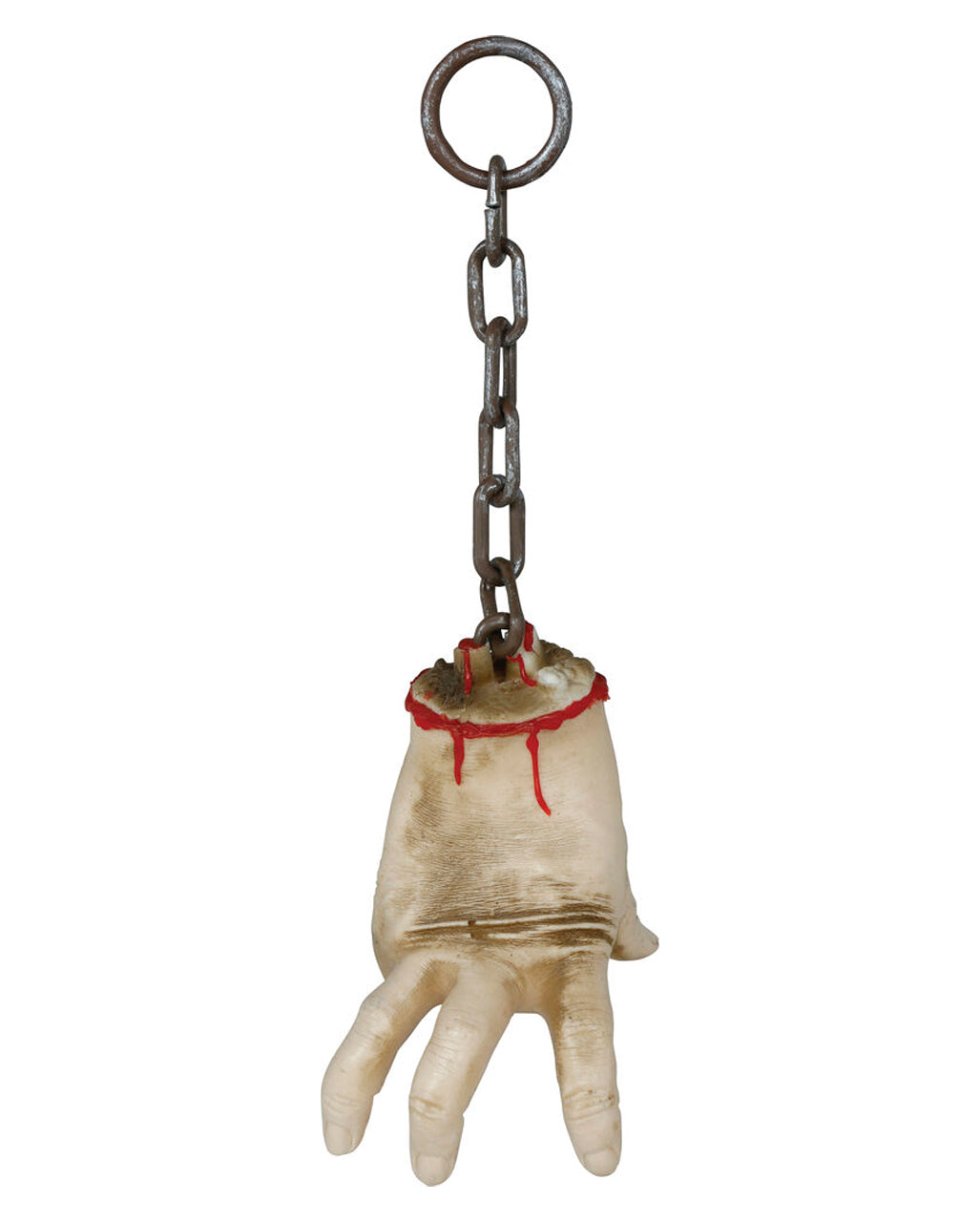 Bloody Severed Hand With A Rusty Chain, 40 Cm