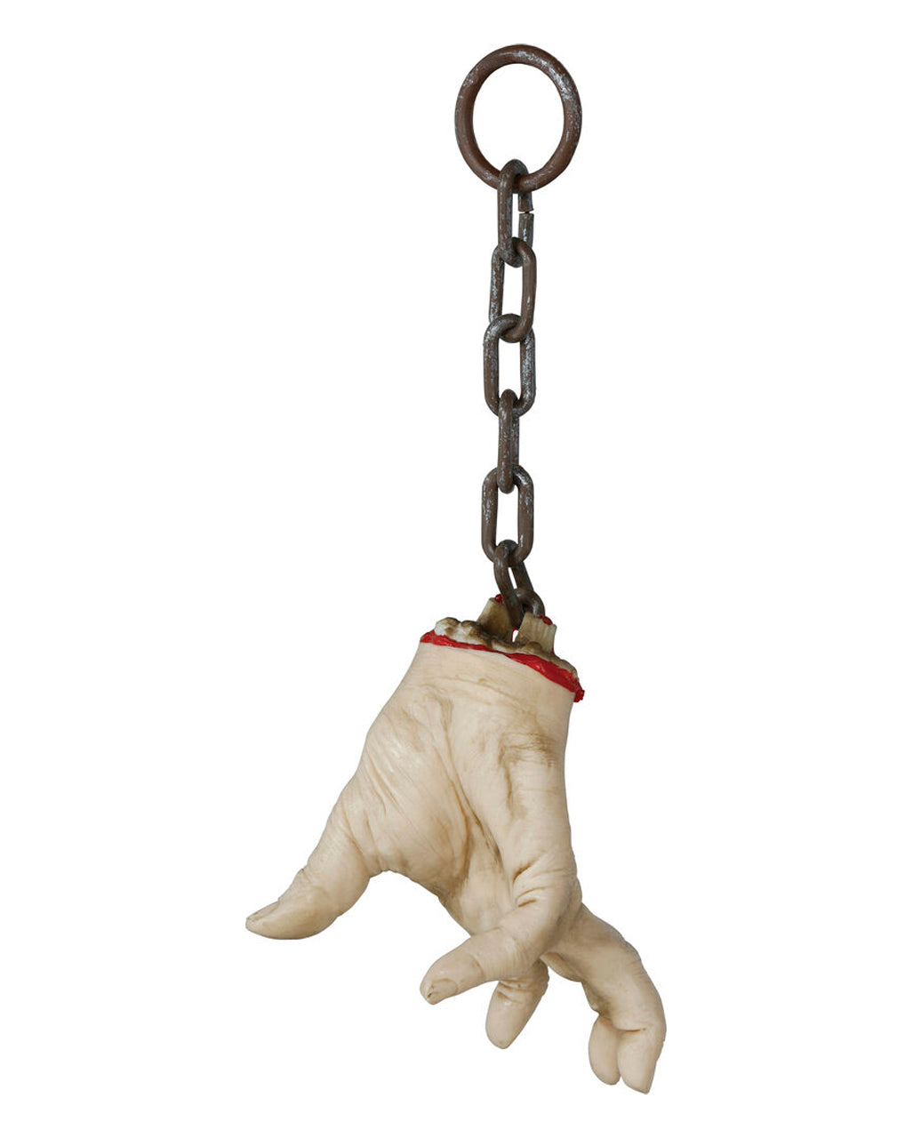Bloody Severed Hand With A Rusty Chain, 40 Cm