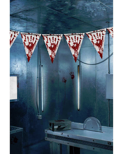 Blutige Halloween Party Wimpel Girlande 3m