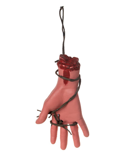 Bloody Hand With Barbed Wire