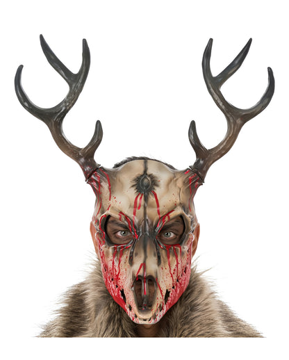 Blutige Höllenbist Halbmaske