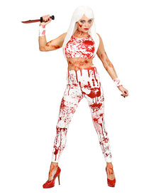 Leggins mit Blut-Spritzern