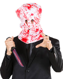 Blutige Kapuzen Maske