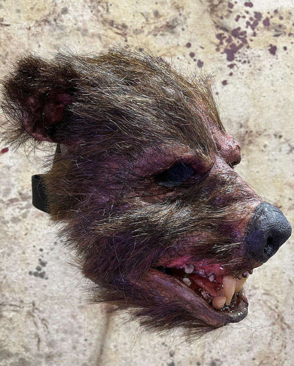 Bloody Roadkill Teddybär Maske
