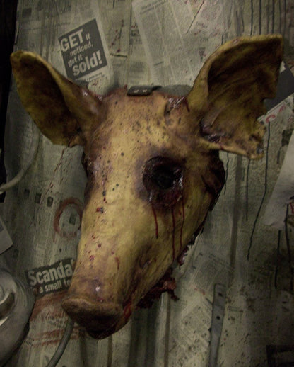 Blutige Schweinekopf Maske Splatter Hog