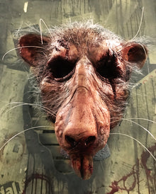 Blutige Typhus Abwasserratte Maske