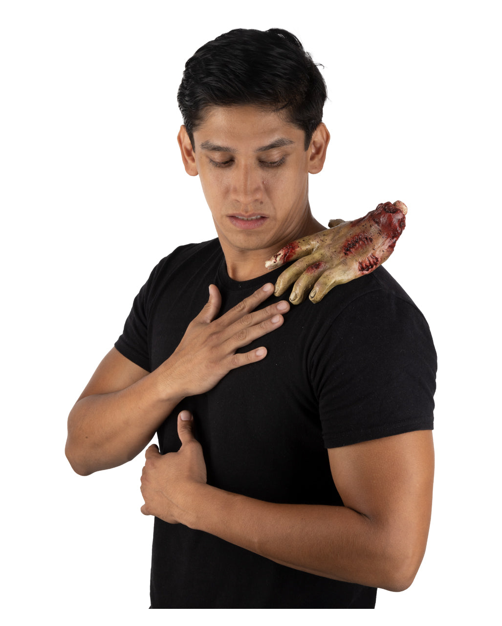 Gruselige Zombie Hand als Schulter Clip