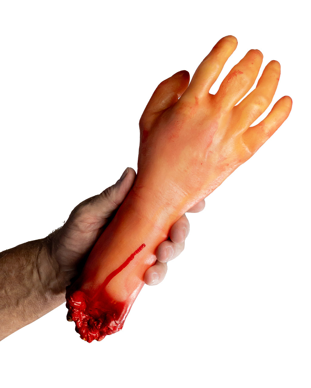 Rechter blutiger Arm mit Knochenstumpf 31cm