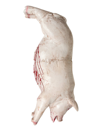 Bloody, Slashed Pig Carcass 105cm