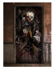 Türdeko brutaler Hockey Serienkiller 80x180cm