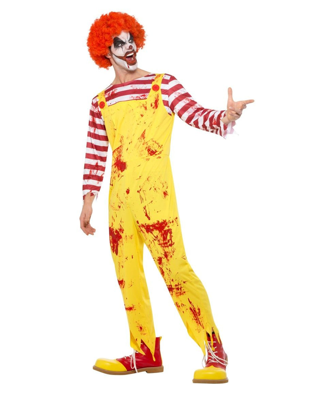 Blutiges Horror-Clown Kostüm