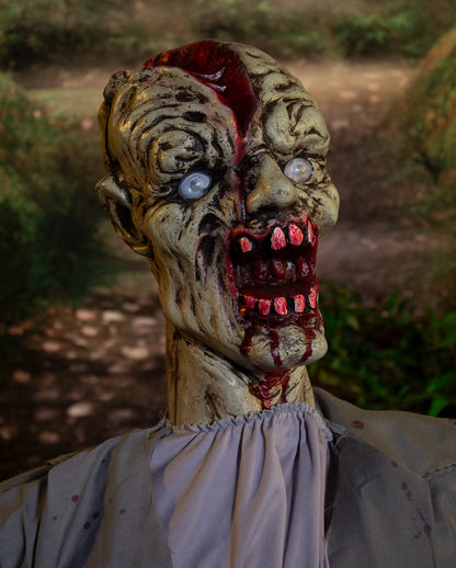 Bloody Zombie Torso With Movement, Light & Sound 80cm
