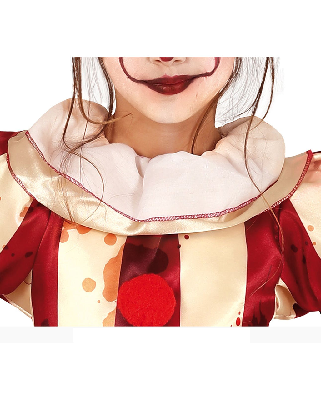 Blutiges Clownskind Mädchen Kostüm
