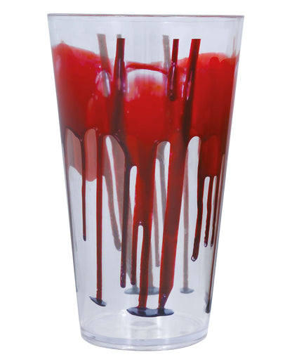 Bloody Halloween Glass 15cm