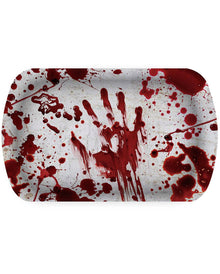 Party Tablett Halloween Blutbad