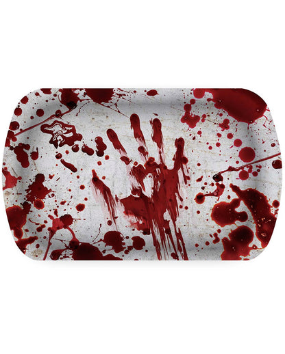Party Tablett Halloween Blutbad