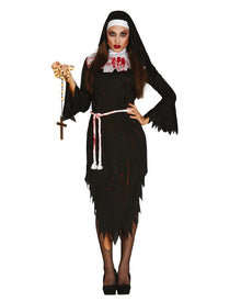 Zombie Klosterschwester Kostüm