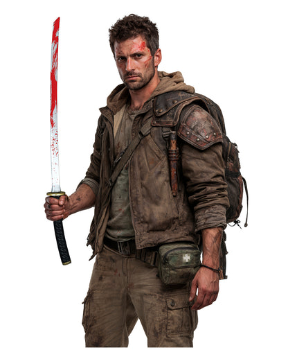 Samurai Schwert mit Blut 97cm