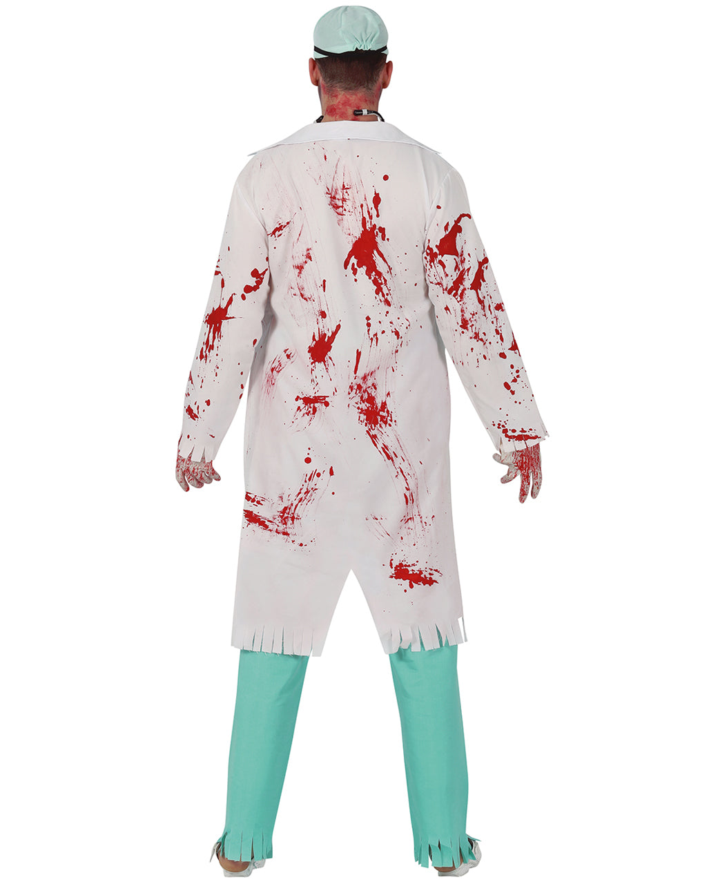 Blutbesudeltes Zombie Chirurg Herrenkostüm