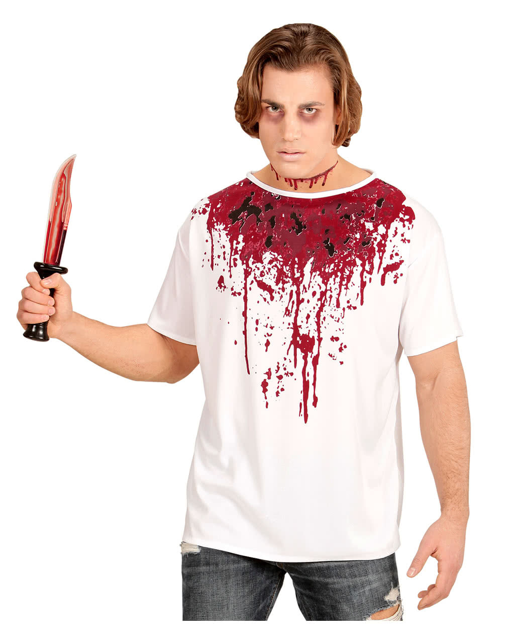 Blutiges Kostüm-Shirt