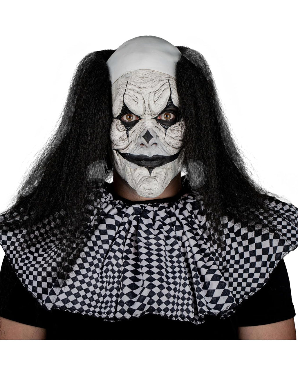 Bösartiger Clown Latex Applikation 2-teilig
