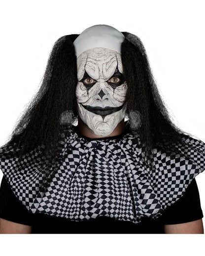 Bösartiger Clown Latex Applikation 2-teilig