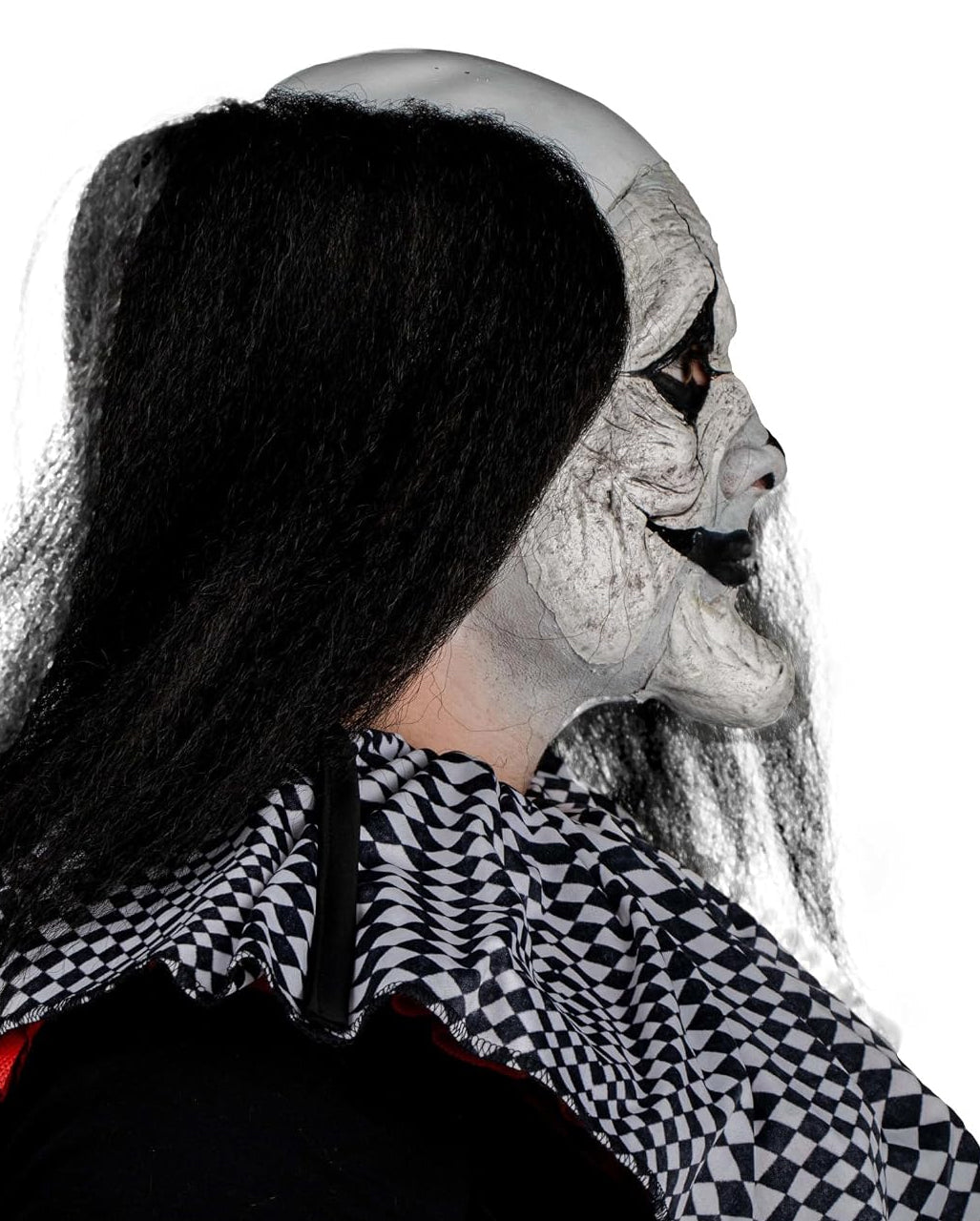 Bösartiger Clown Latex Applikation 2-teilig